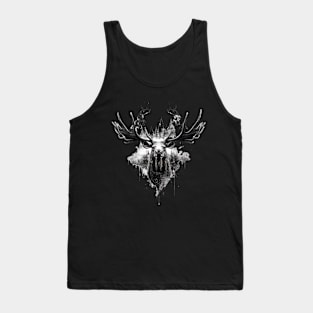 Elk deer nature Scandinavian forest Tank Top